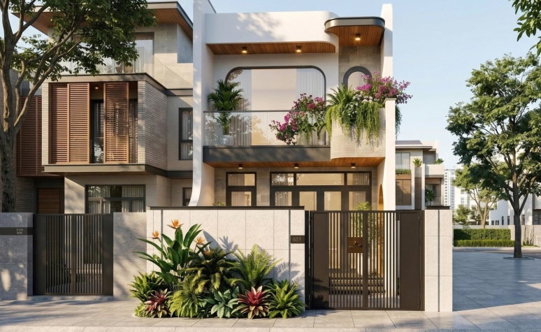 Thi công nhà phố chìa khóa trao tay em Nam Củ Chi TPHCM