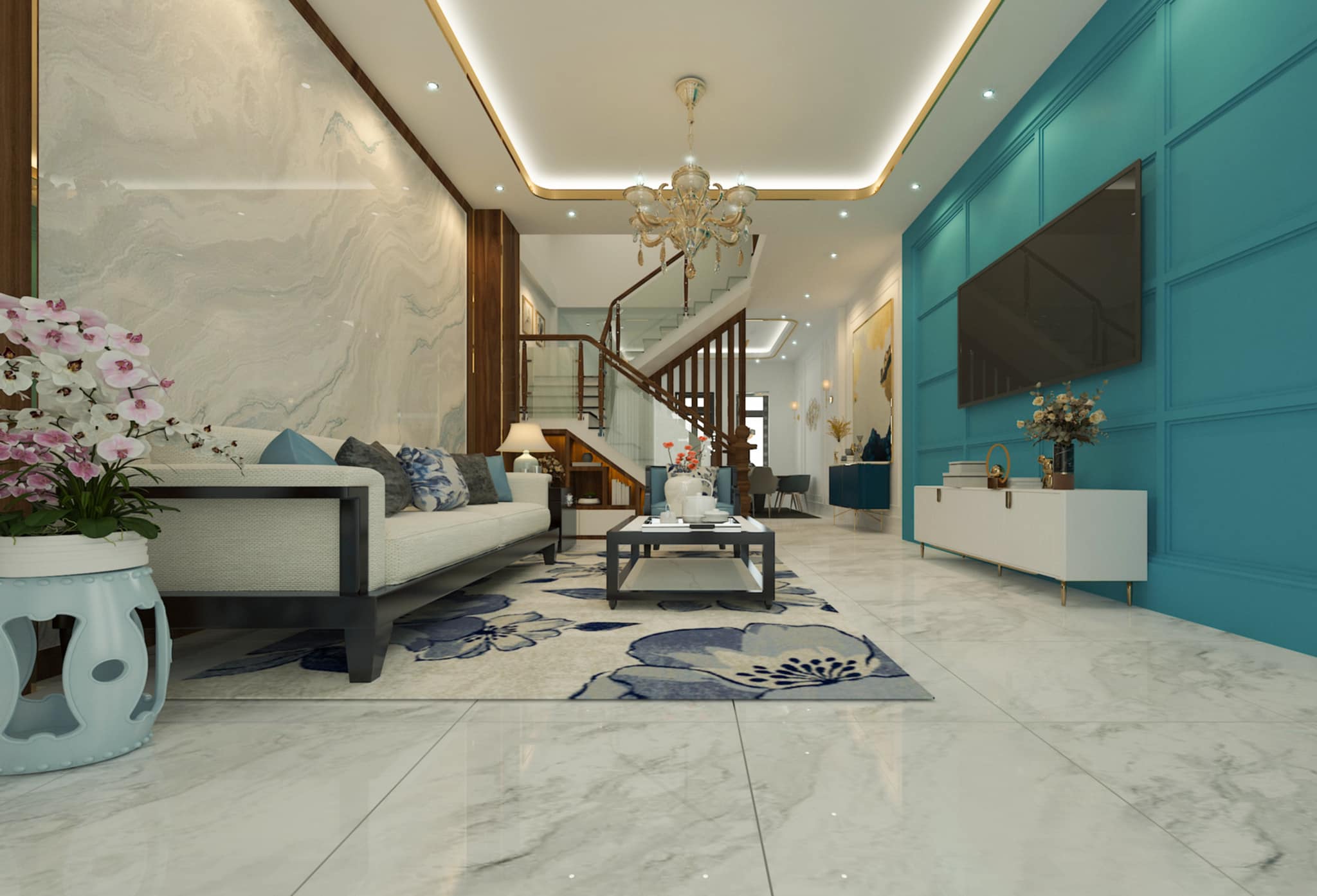 Thi công nội thất nhà phố trọn gói tại quận 12