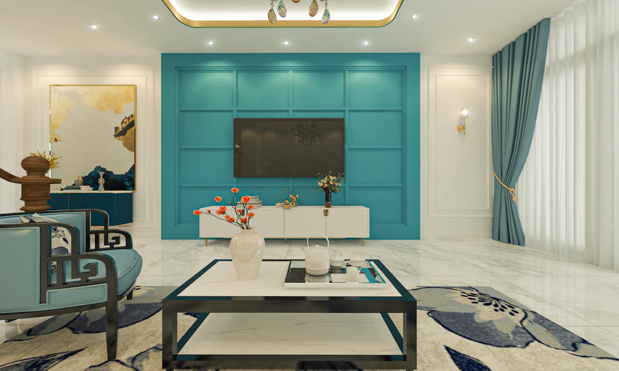 Thi công nội thất nhà phố trọn gói tại quận 12