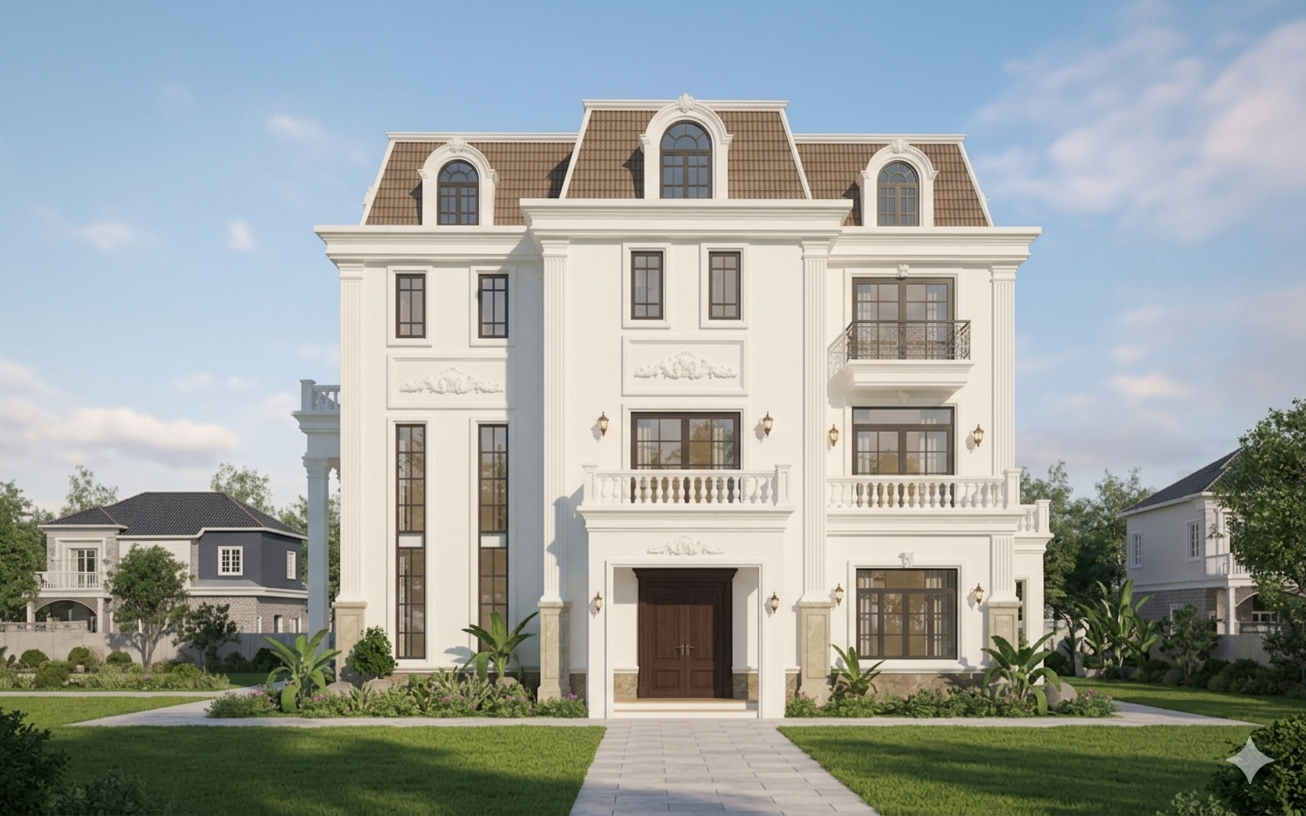 Thiết kế biệt thự đẹp quận 12 tphcm