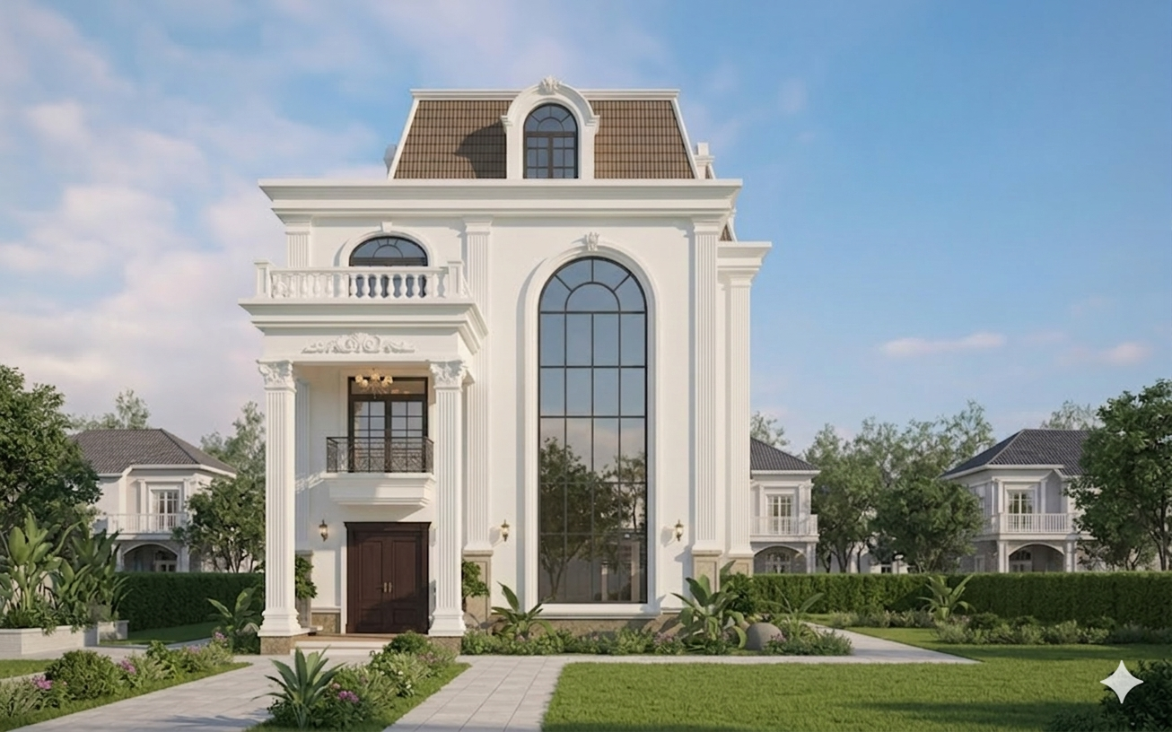 Thiết kế biệt thự đẹp quận 12 tphcm