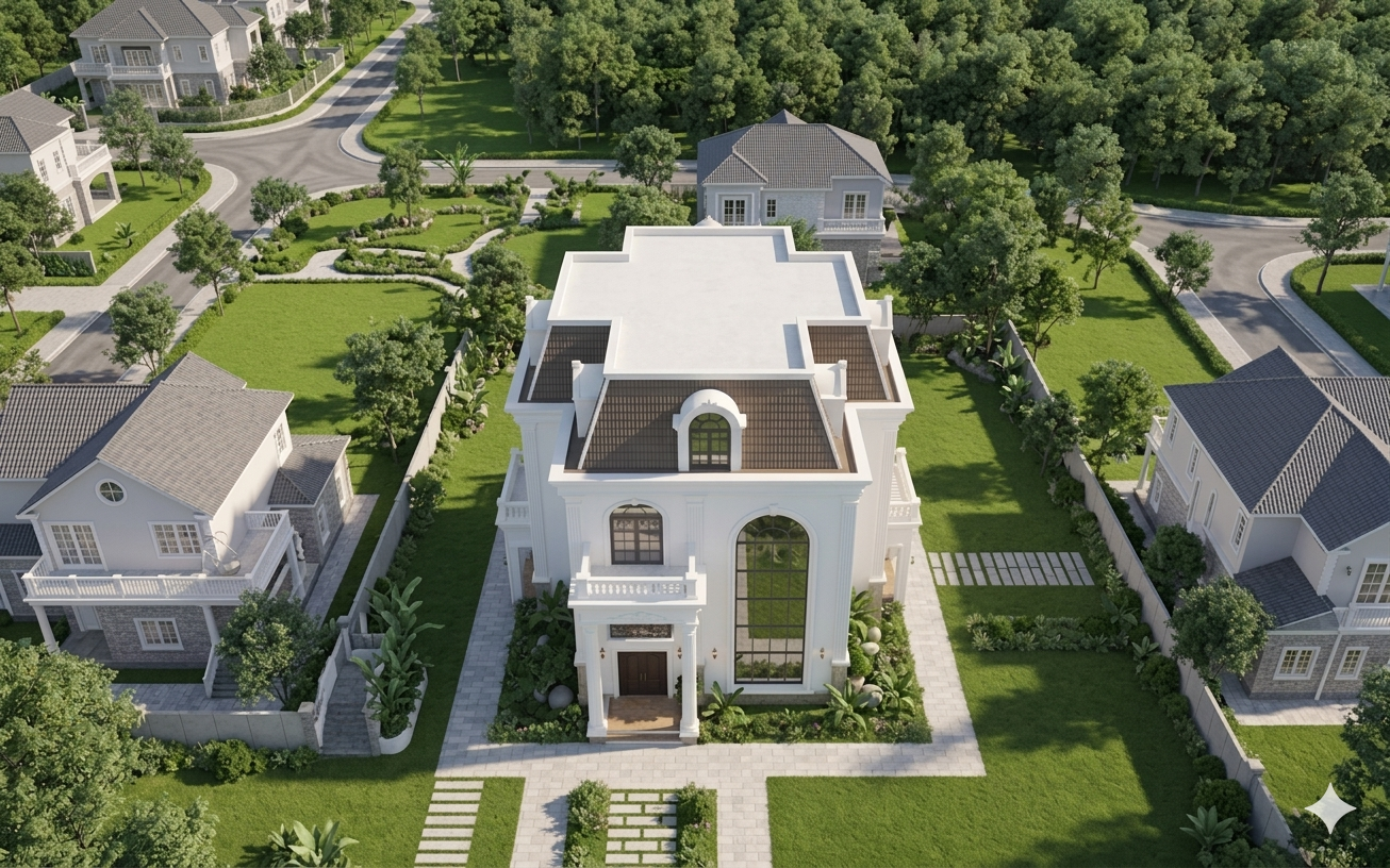 Thiết kế biệt thự đẹp quận 12 tphcm