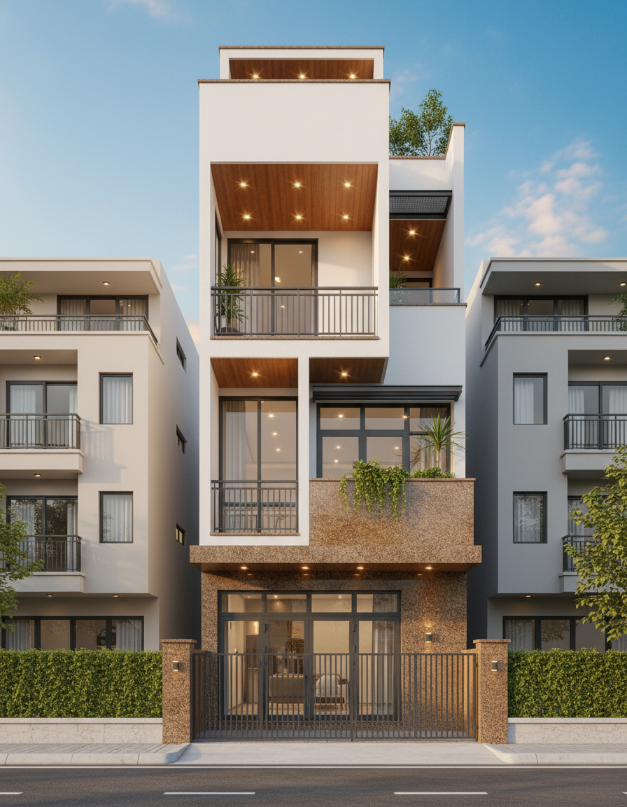 Những Mẫu Nhà Phố Hiện Đại Năm 2025