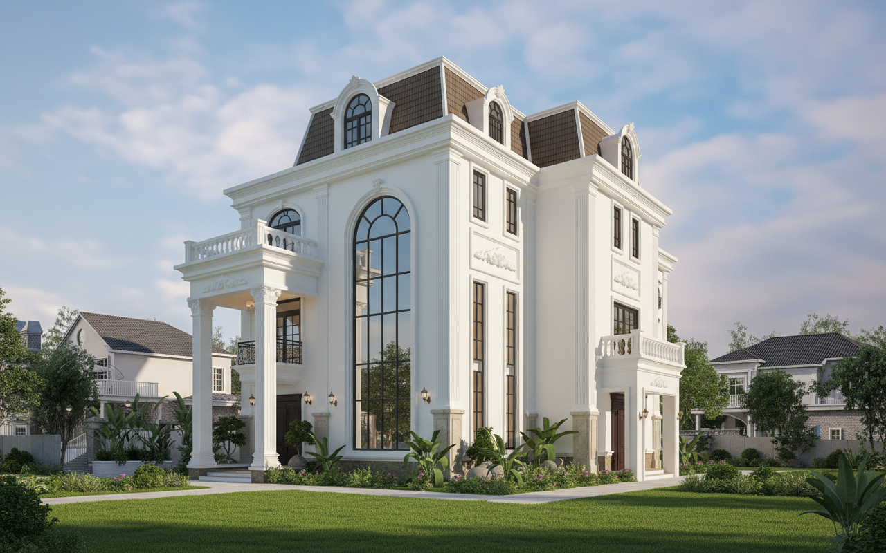 Thiết kế biệt thự đẹp quận 12 tphcm