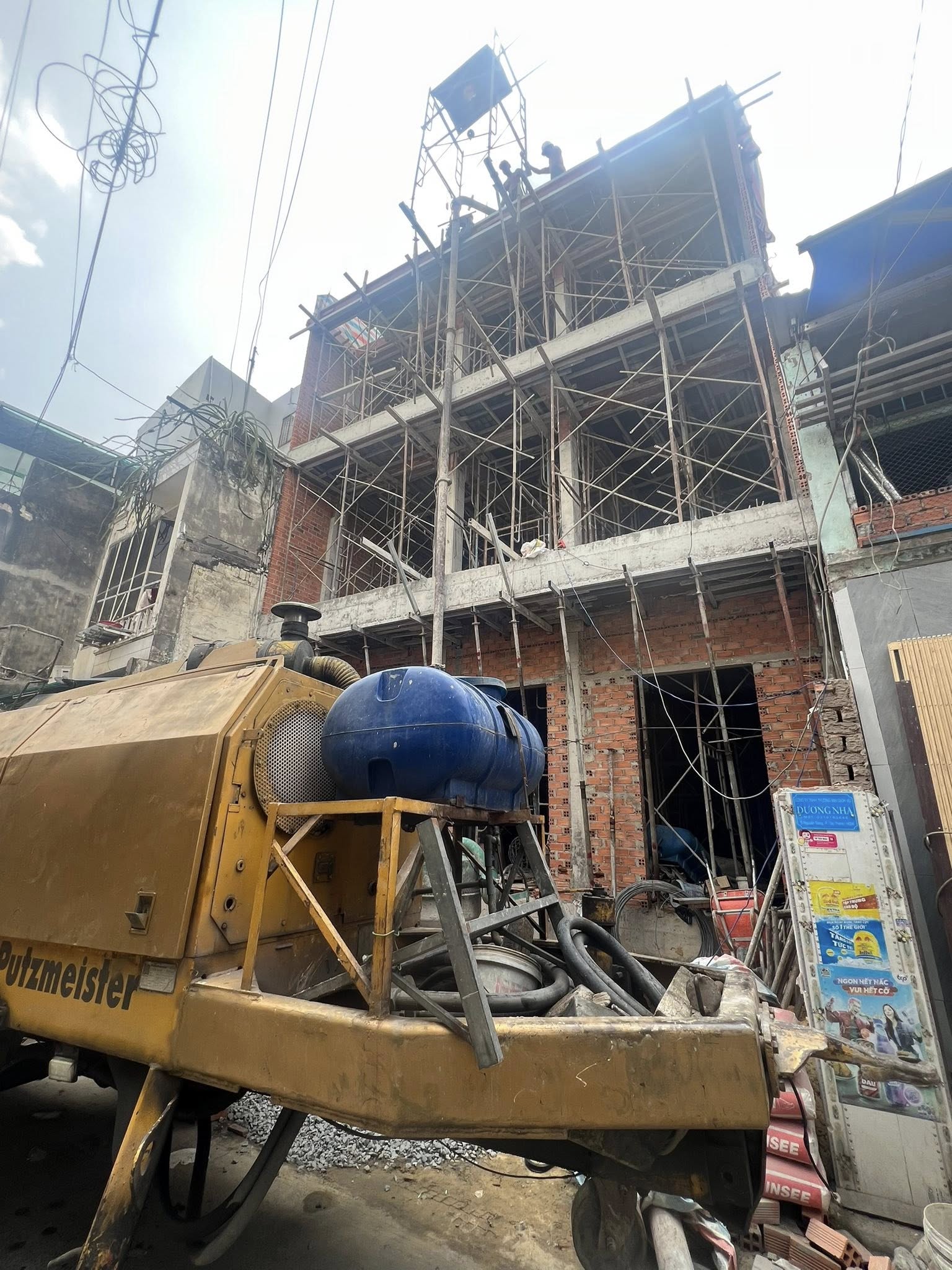 Thi công nhà phố quận tân phú tphcm