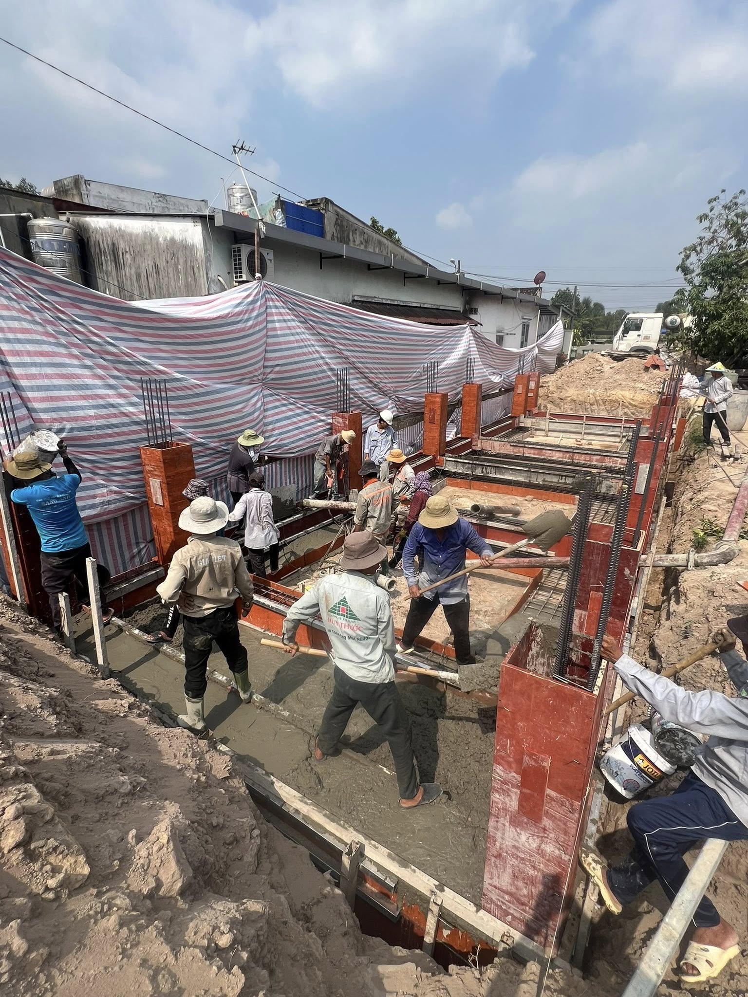 Dự án thi công hoàn thiện nhà phố Anh Điền huyện Củ Chi TPHCM