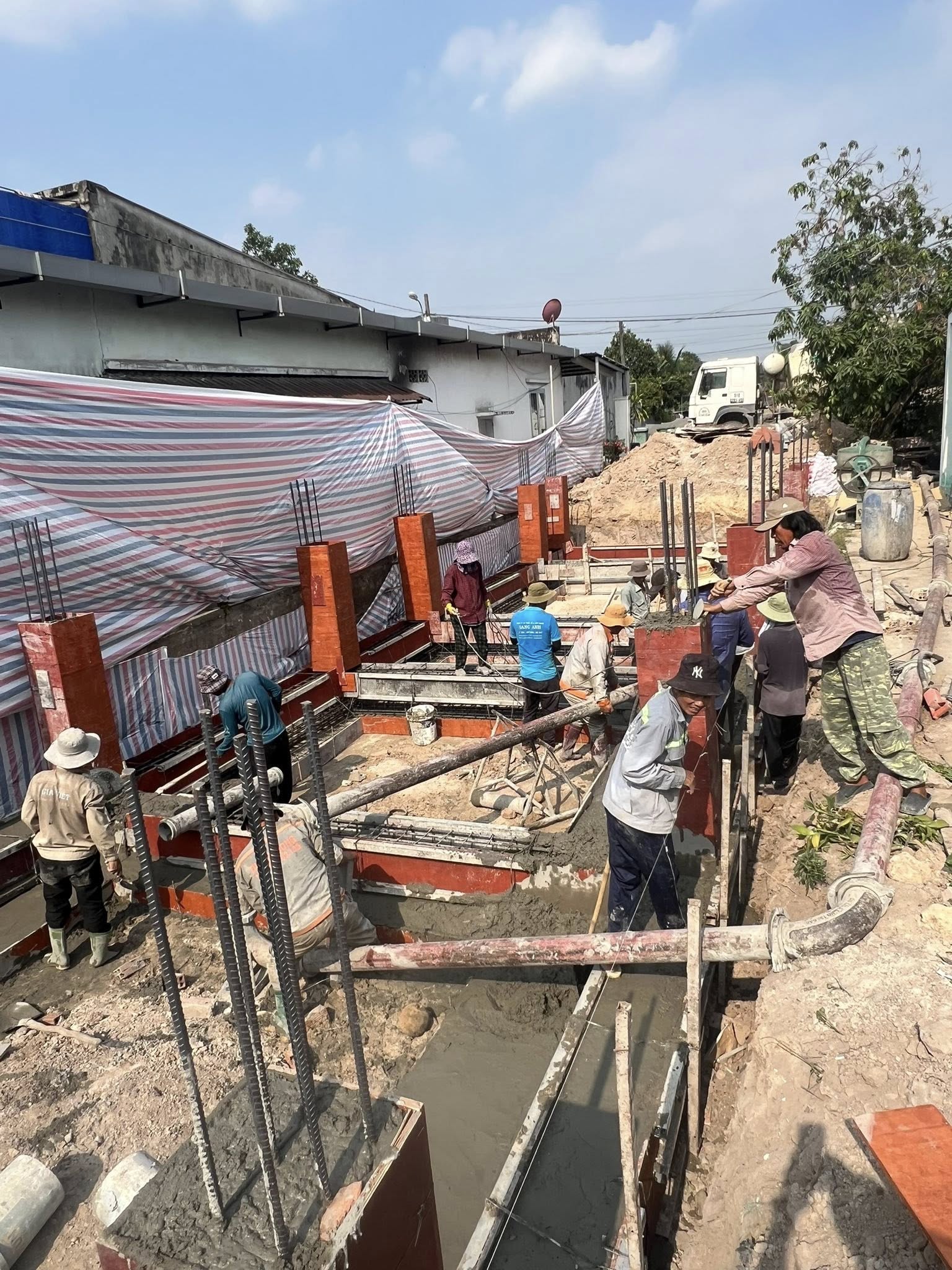 Dự án thi công hoàn thiện nhà phố Anh Điền huyện Củ Chi TPHCM