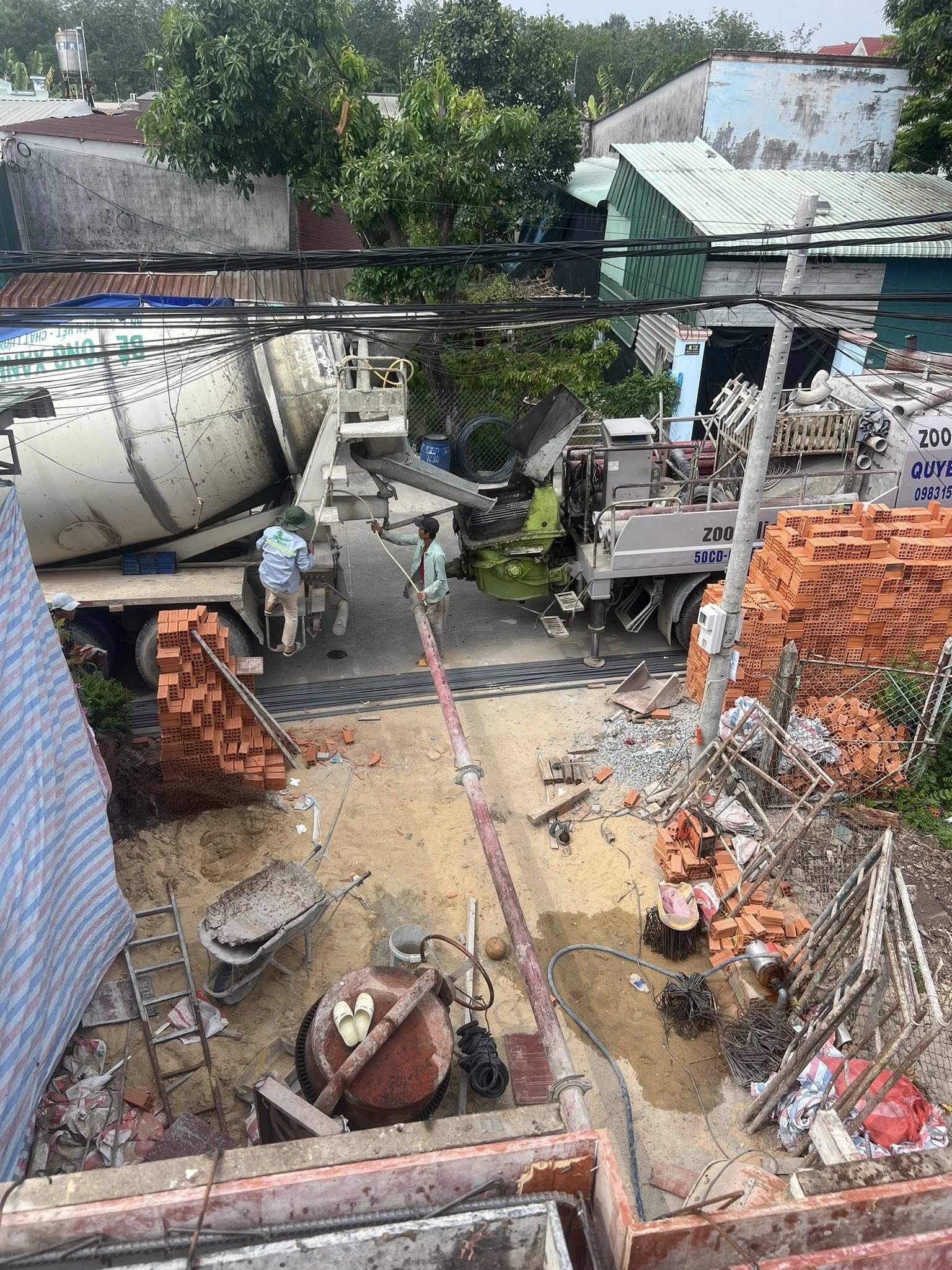 Thi công nhà phố chìa khóa trao tay em Nam Củ Chi TPHCM