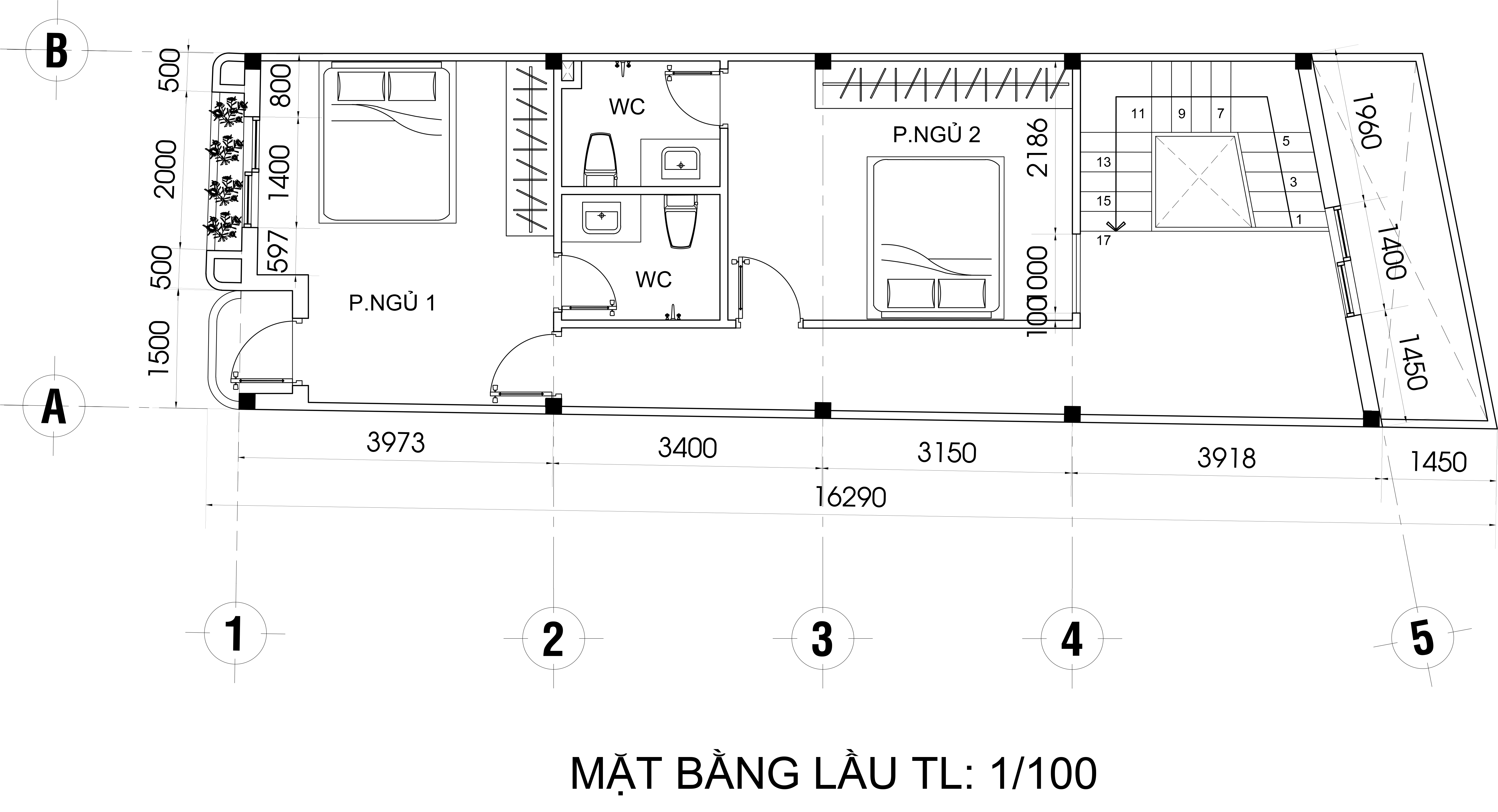 Thiết kế nhà phố 2 tầng giá rẻ quận bình tân tphcm