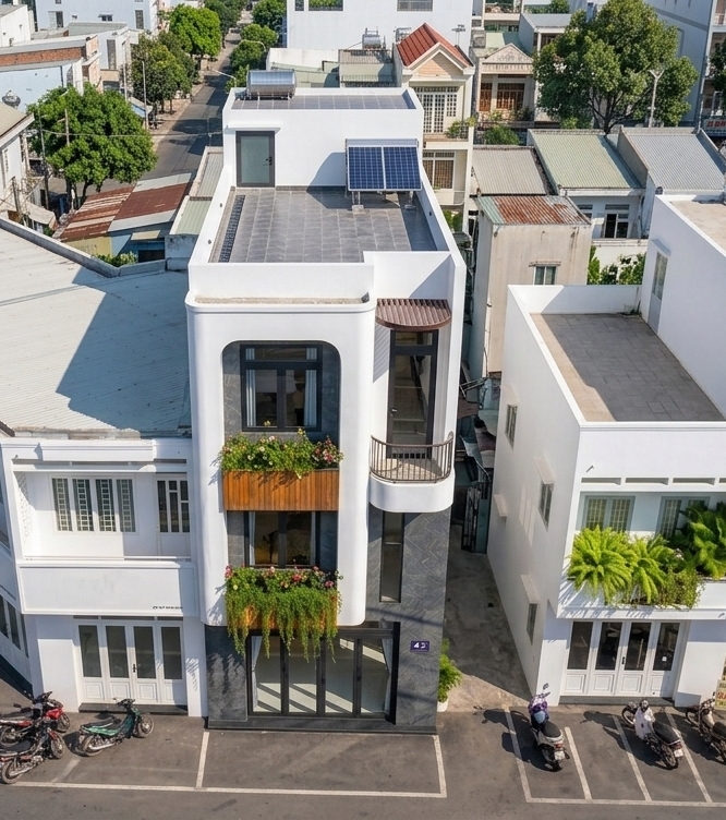 Thiết kế nhà phố 2 tầng giá rẻ quận bình tân tphcm