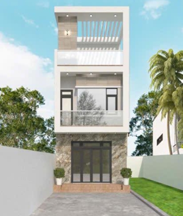 Thi công nhà phố hiện đại quận Gò vấp