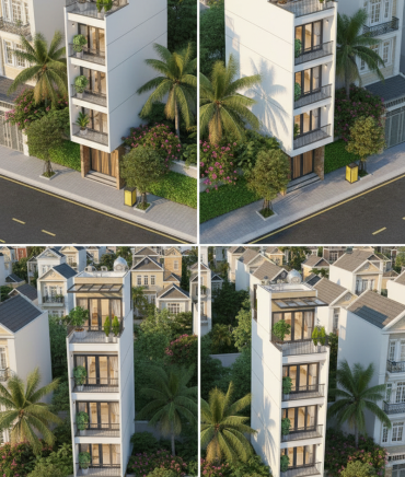 Những mẫu nhà phố hiện đại năm 2025